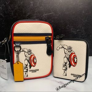 Coach x Marvel Captain America Crossbody Bag Set